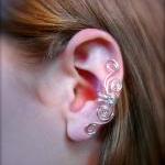 Silver Plated Multi Swirl E..