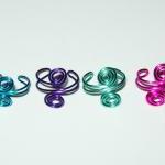 Set of 4 Colorful Ear Cuffs..