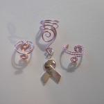 Set of 3 Pale Pink Ear Cuff..