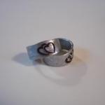 Ear Cuff, Hand Hammered Alu..