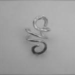 Hand Hammered Silver Filled..
