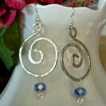 Hand Hammered Bold Earrings..